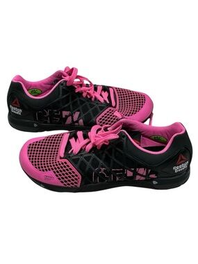 •	Reebok CrossFit Nano Pink & Black Training Shoes Women’s 10 EU 41 LNWT
